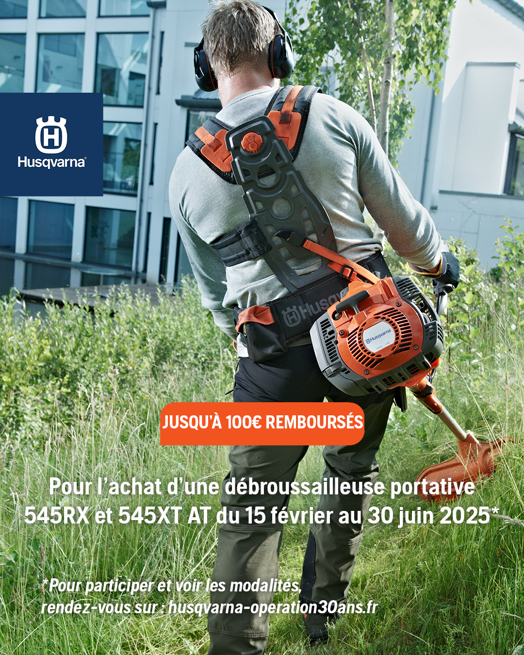 offre de remboursement 545RX ET 545RXT AT HUSQVARNA